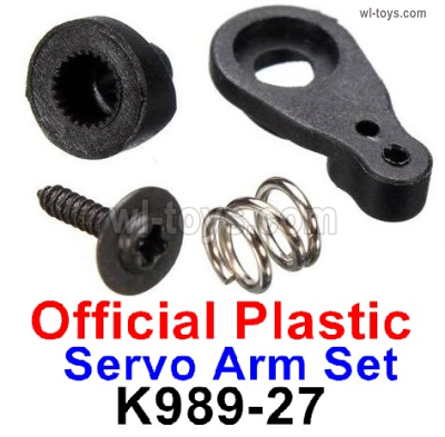 Wltoys 284131 K989-27 Servo Arm and Spring.